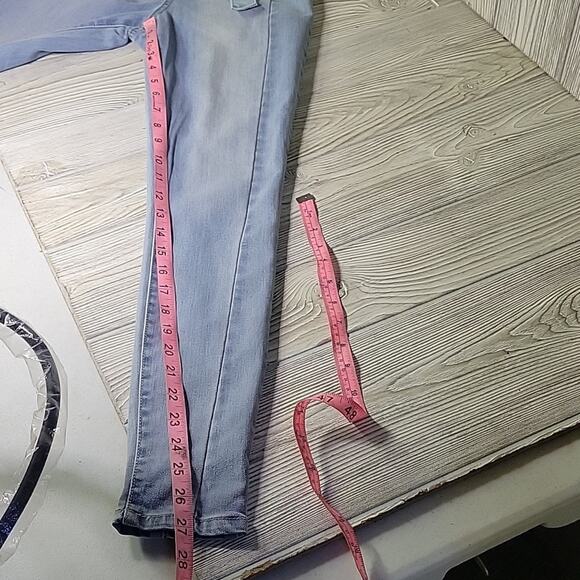 Fashion Nova Jean Overalls Womens Size 1 Waist 25 NWT - Picture 11 of 15